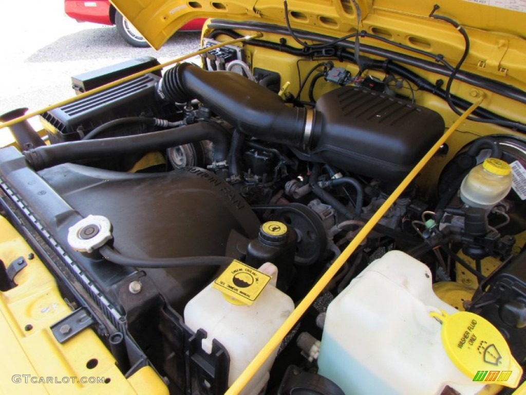 2000 Wrangler SE 4x4 - Solar Yellow / Agate photo #27