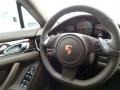 Saddle Brown 2015 Porsche Panamera Turbo Steering Wheel