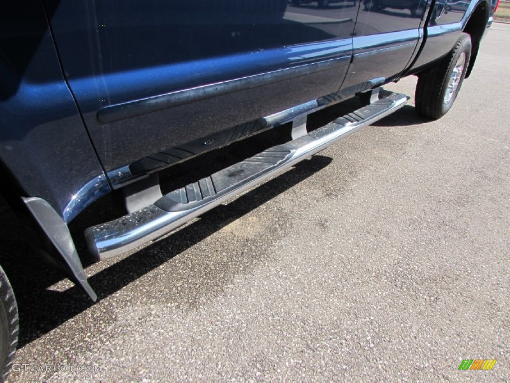 2008 F350 Super Duty Lariat Crew Cab 4x4 - Dark Blue Pearl Metallic / Camel photo #12
