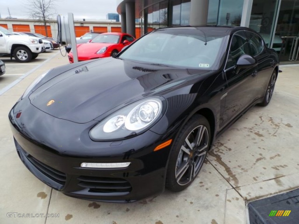 Jet Black Metallic 2015 Porsche Panamera S Exterior Photo #102137613