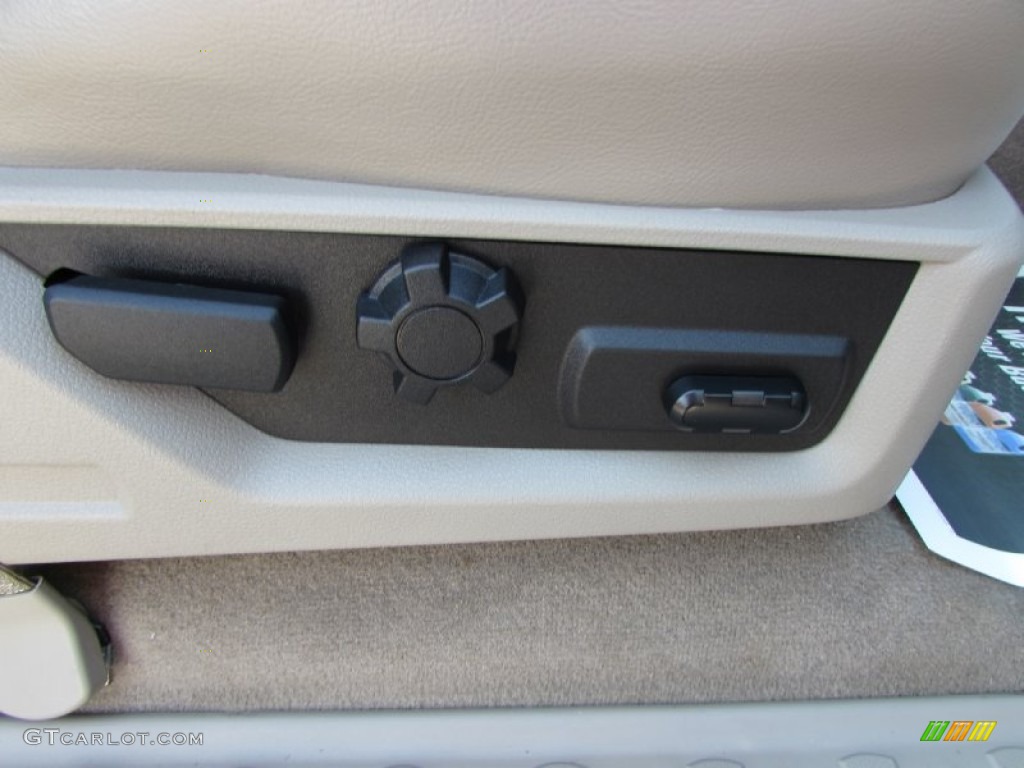 2008 F350 Super Duty Lariat Crew Cab 4x4 - Dark Blue Pearl Metallic / Camel photo #23