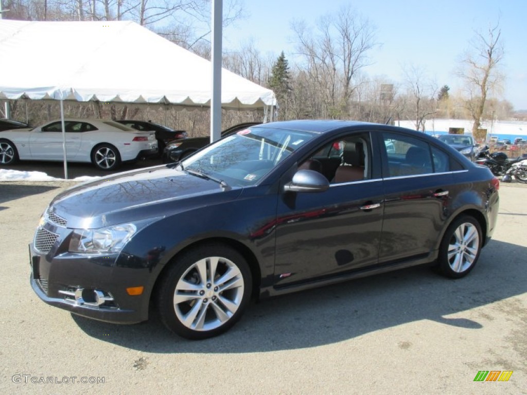 2014 Cruze LTZ - Atlantis Blue Metallic / Jet Black/Brick photo #1