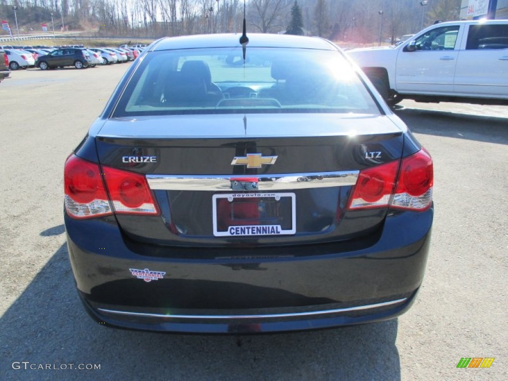2014 Cruze LTZ - Atlantis Blue Metallic / Jet Black/Brick photo #5