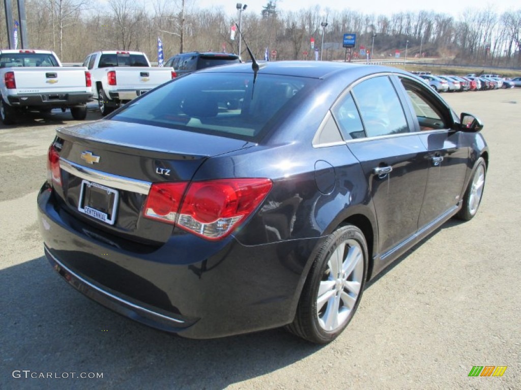 2014 Cruze LTZ - Atlantis Blue Metallic / Jet Black/Brick photo #6