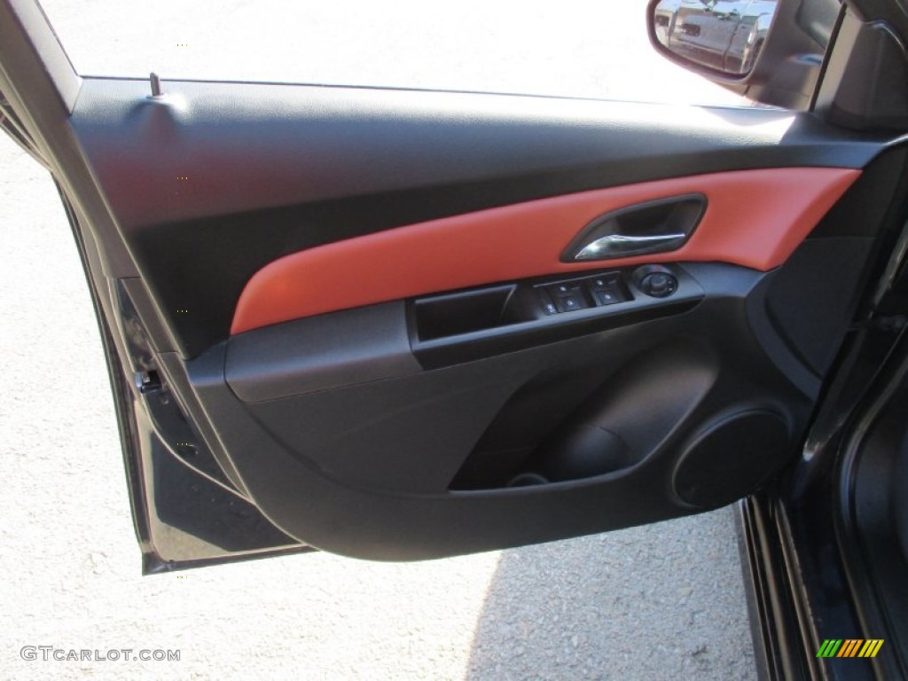 2014 Cruze LTZ - Atlantis Blue Metallic / Jet Black/Brick photo #14