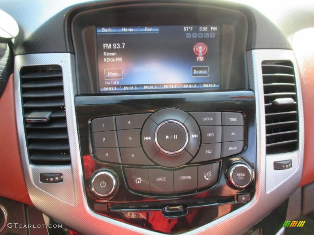 2014 Cruze LTZ - Atlantis Blue Metallic / Jet Black/Brick photo #25