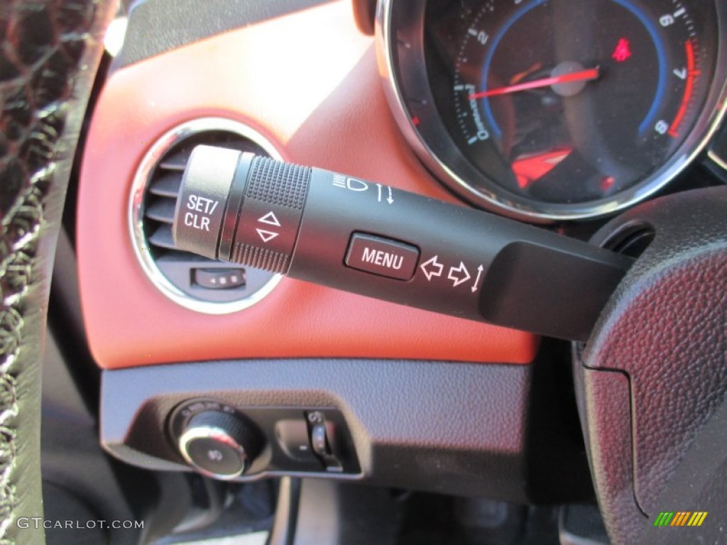 2014 Cruze LTZ - Atlantis Blue Metallic / Jet Black/Brick photo #37