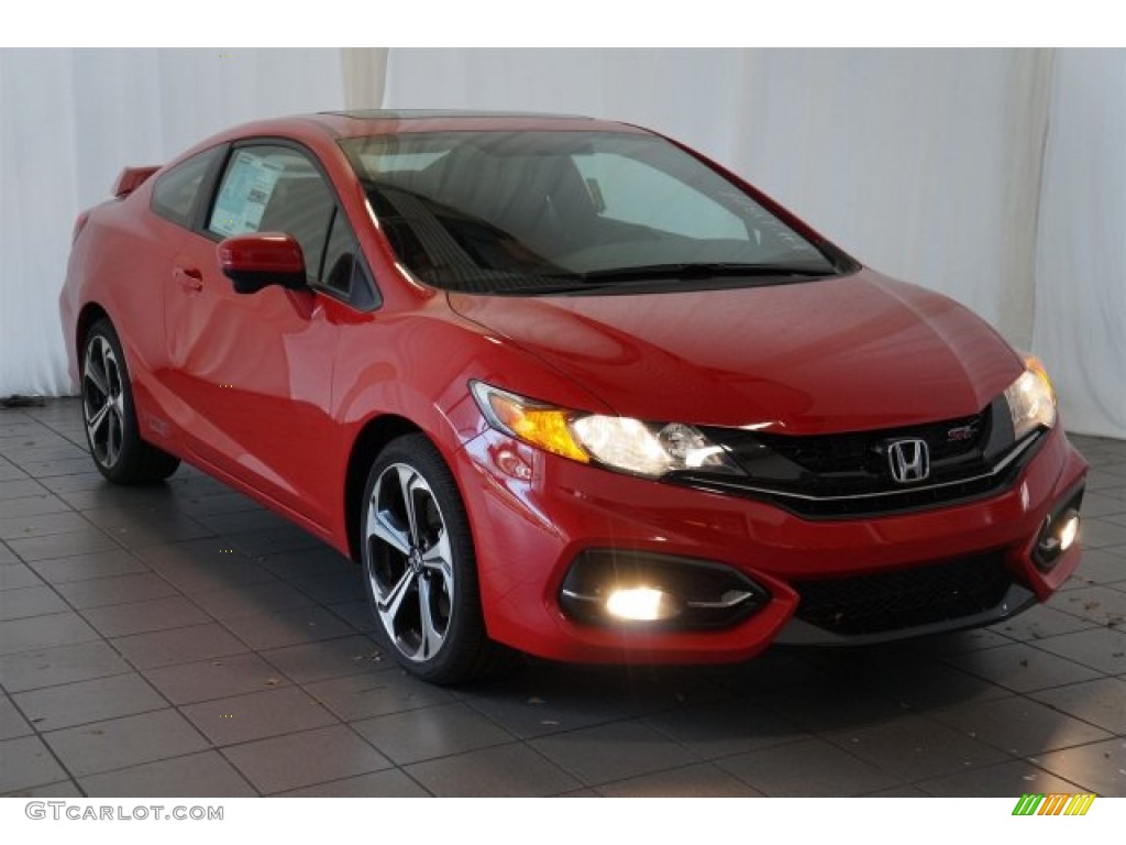 2015 Civic Si Coupe - Rallye Red / Si Black/Red photo #2