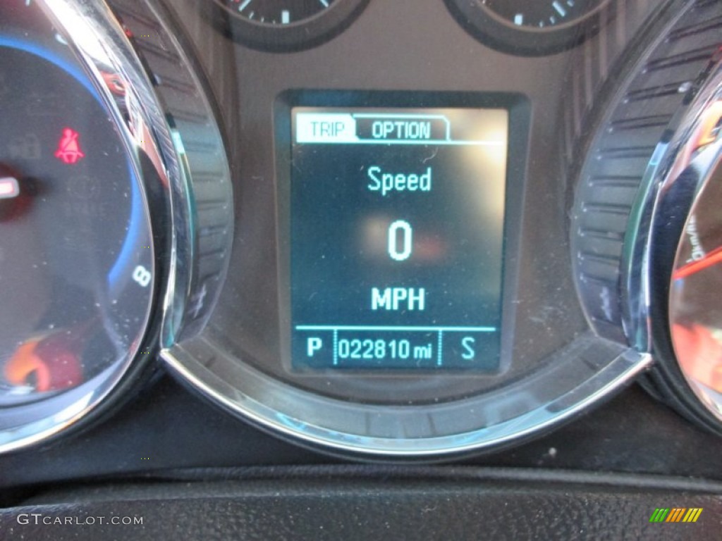 2014 Cruze LTZ - Atlantis Blue Metallic / Jet Black/Brick photo #40