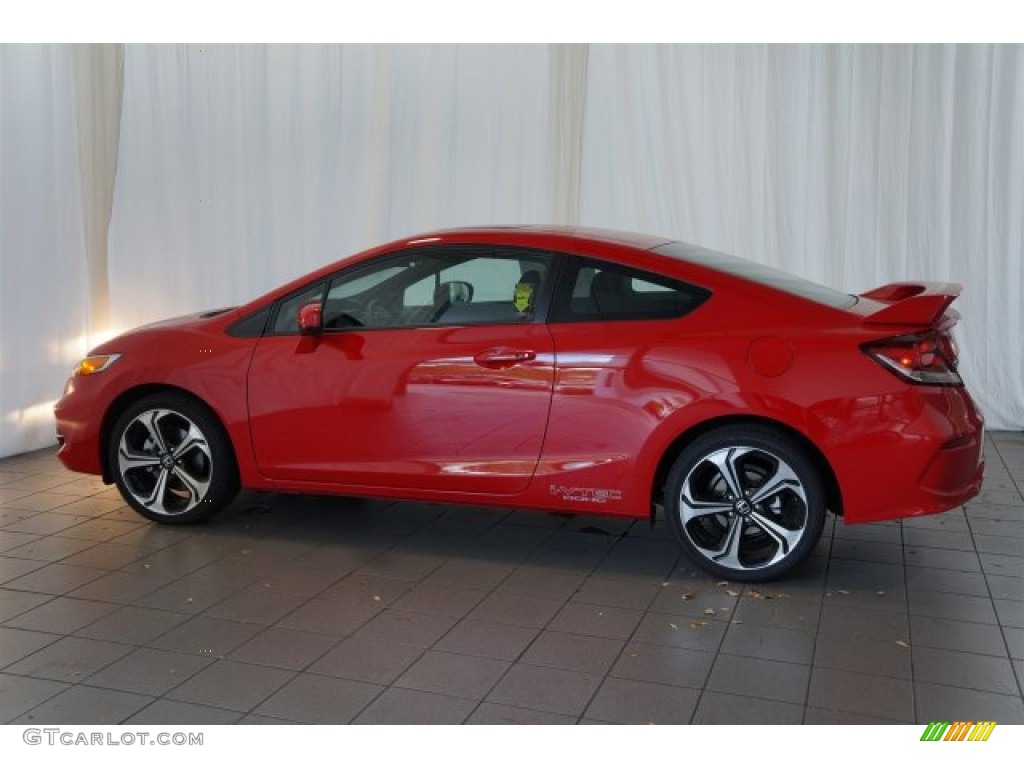 2015 Civic Si Coupe - Rallye Red / Si Black/Red photo #8