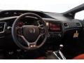 Si Black/Red 2015 Honda Civic Si Coupe Dashboard