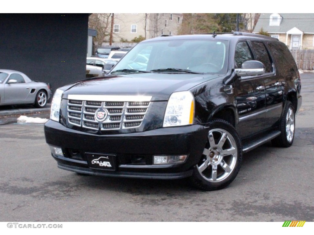 2010 Escalade ESV Luxury AWD - Black Ice / Ebony photo #3