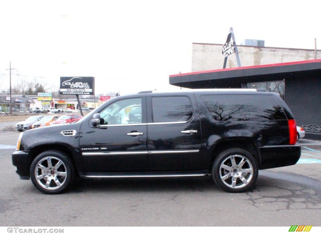 2010 Escalade ESV Luxury AWD - Black Ice / Ebony photo #4