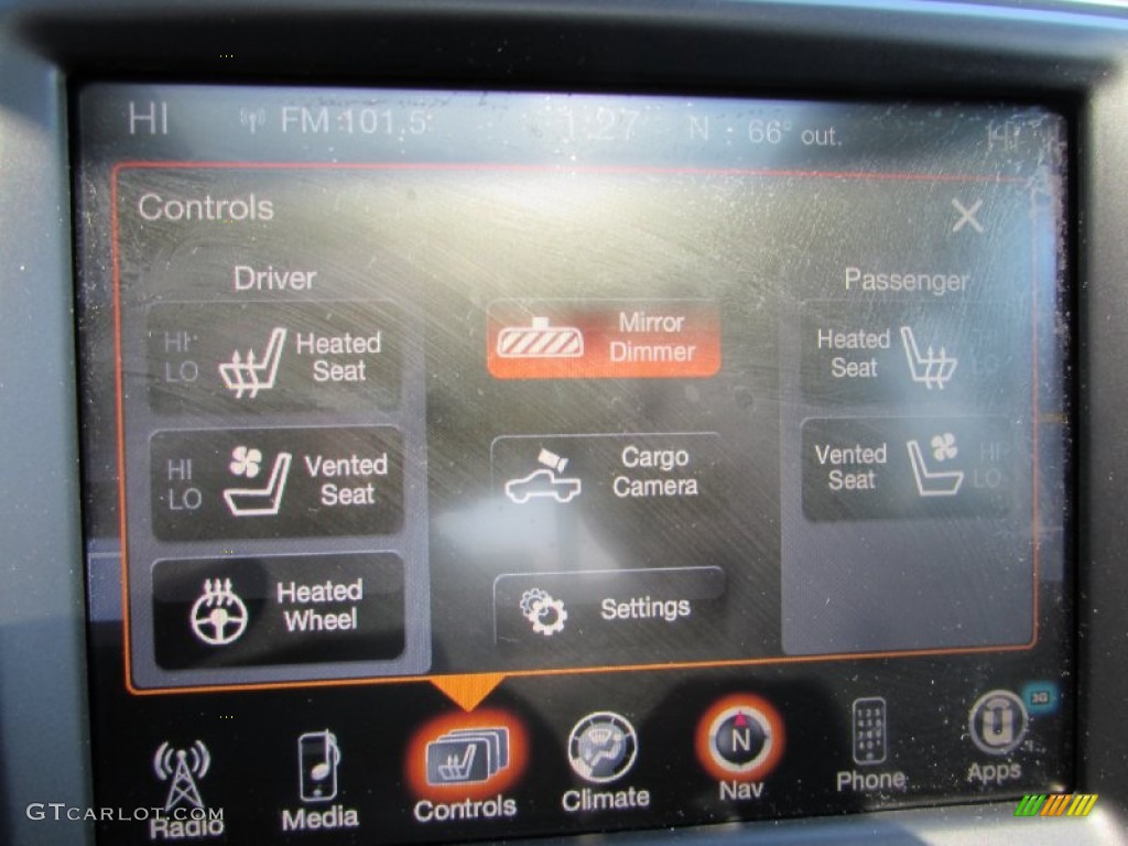 2015 Ram 3500 Laramie Limited Crew Cab 4x4 Controls Photo #102141516