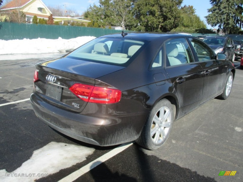 2011 A4 2.0T quattro Sedan - Teak Brown Metallic / Cardamom Beige photo #3