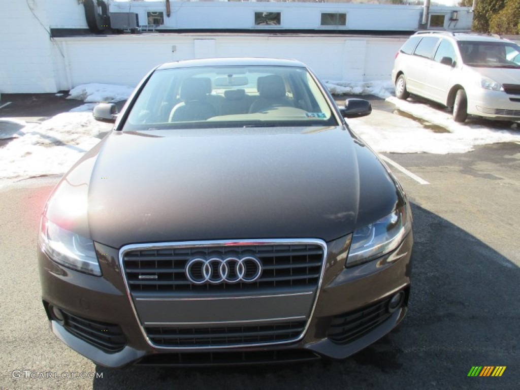 2011 A4 2.0T quattro Sedan - Teak Brown Metallic / Cardamom Beige photo #5