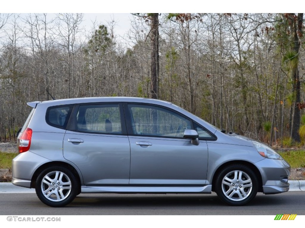 Storm Silver Metallic 2008 Honda Fit Sport Exterior Photo #102141945