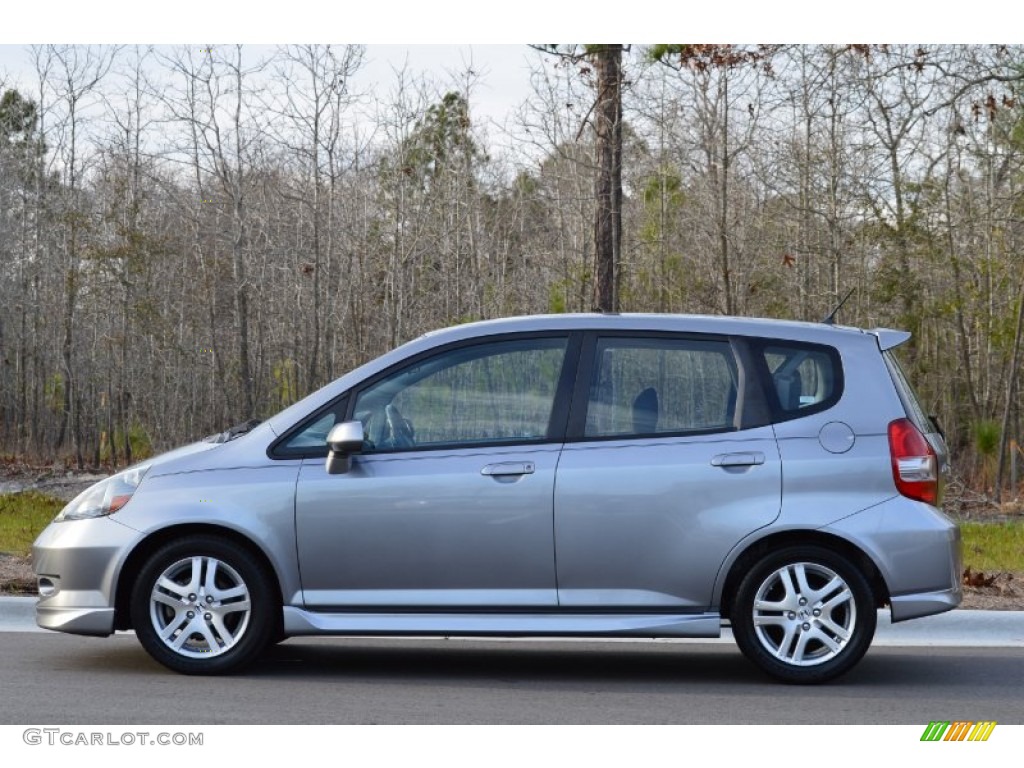 Storm Silver Metallic 2008 Honda Fit Sport Exterior Photo #102141951