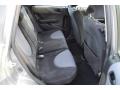 2008 Honda Fit Black/Grey Interior Rear Seat Photo