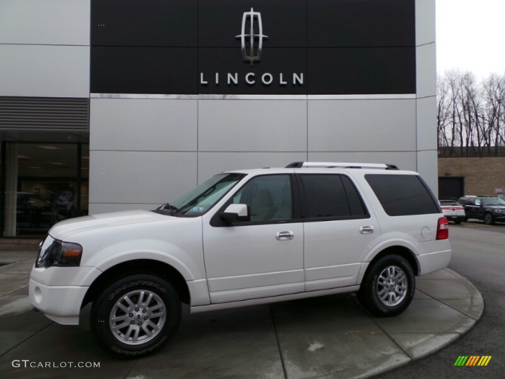 2014 Expedition Limited 4x4 - White Platinum / Stone photo #1