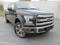 2015 Blue Jeans Metallic Ford F150 King Ranch SuperCrew 4x4  photo #2