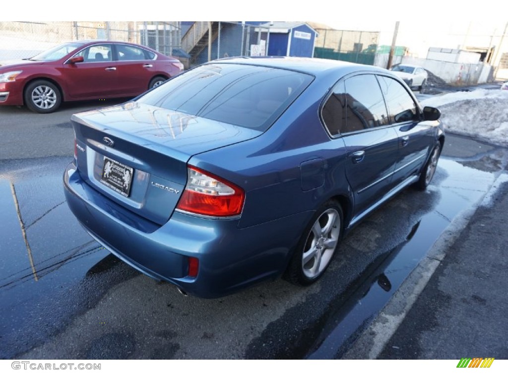 2008 Legacy 2.5i Sedan - Newport Blue Pearl / Warm Ivory photo #4