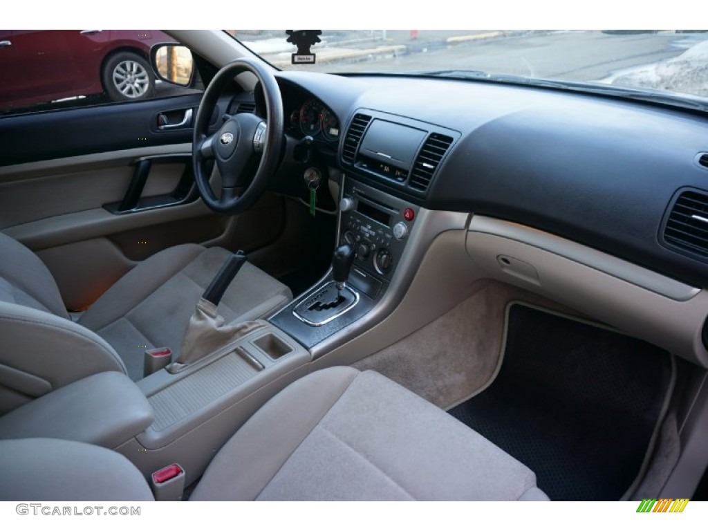 2008 Legacy 2.5i Sedan - Newport Blue Pearl / Warm Ivory photo #11
