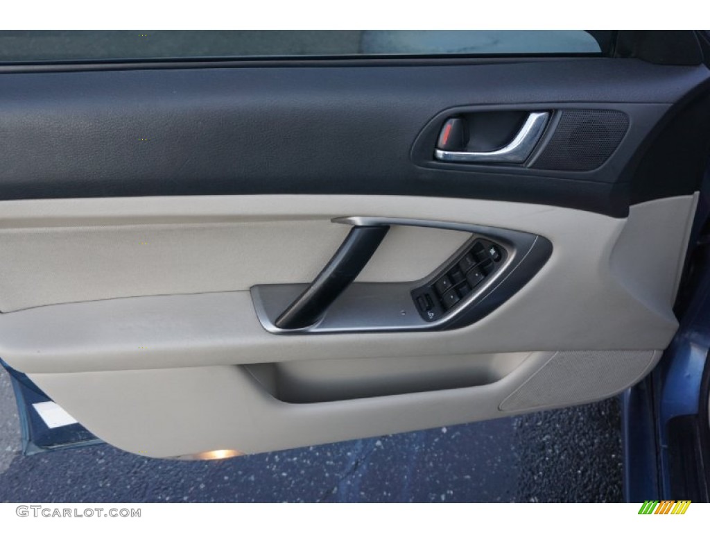 2008 Legacy 2.5i Sedan - Newport Blue Pearl / Warm Ivory photo #18