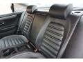 2010 Volkswagen CC Black Interior Rear Seat Photo