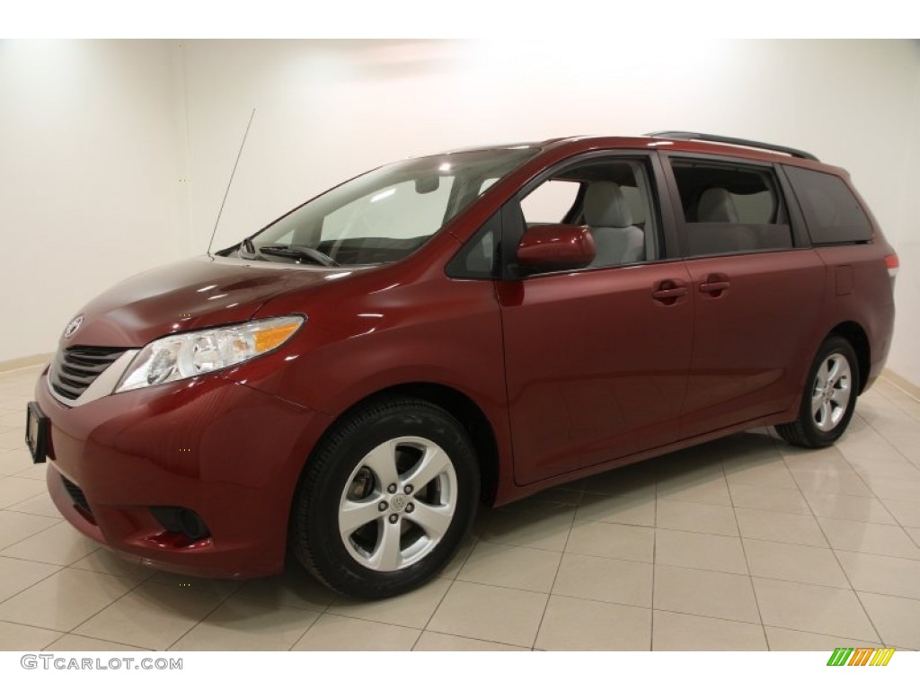 Salsa Red Pearl 2012 Toyota Sienna LE Exterior Photo #102148607