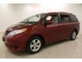 Salsa Red Pearl 2012 Toyota Sienna LE Exterior