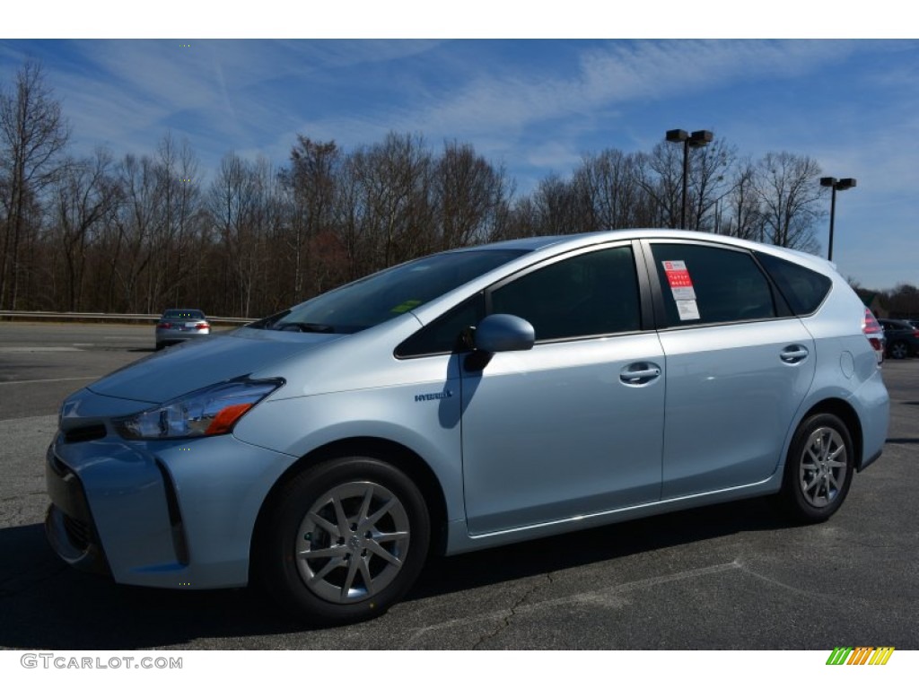 Clear Sky Metallic 2015 Toyota Prius v Four Exterior Photo #102148718