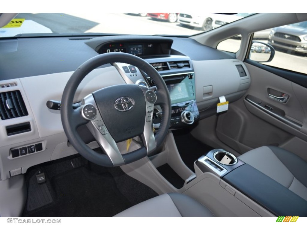 Ash Interior 2015 Toyota Prius V Four Photo 102148835