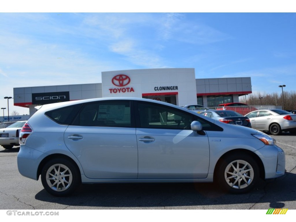 2015 Prius v Two - Clear Sky Metallic / Ash photo #2