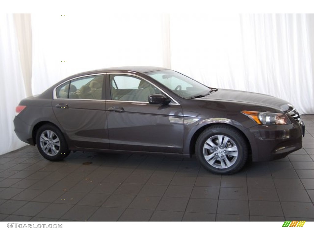 Dark Amber Metallic 2012 Honda Accord LX Premium Sedan Exterior Photo #102150821