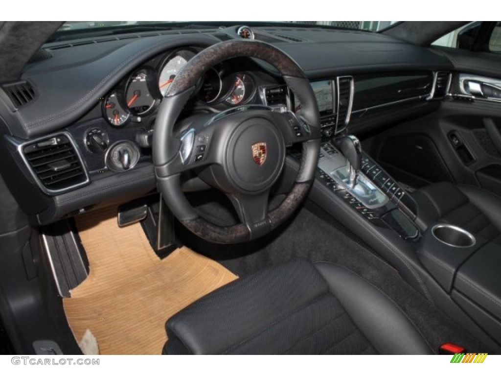 Black Interior 2014 Porsche Panamera GTS Photo #102152621
