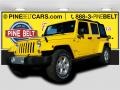 Baja Yellow - Wrangler Unlimited Sahara 4x4 Photo No. 1