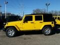 Baja Yellow 2015 Jeep Wrangler Unlimited Sahara 4x4 Exterior
