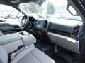  2015 F150 XL SuperCab 4x4 Medium Earth Gray Interior