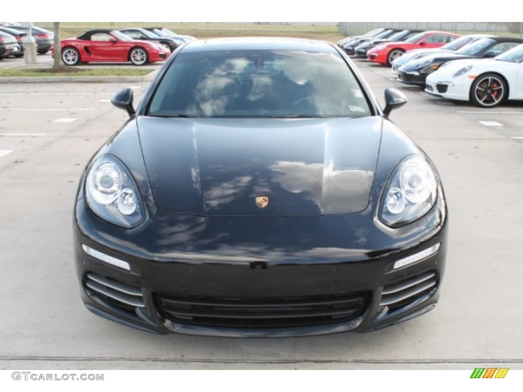 2014 Panamera 4S - Black / Black photo #3