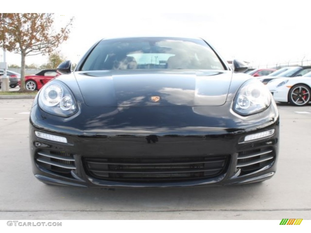 2014 Panamera 4S - Black / Black photo #4