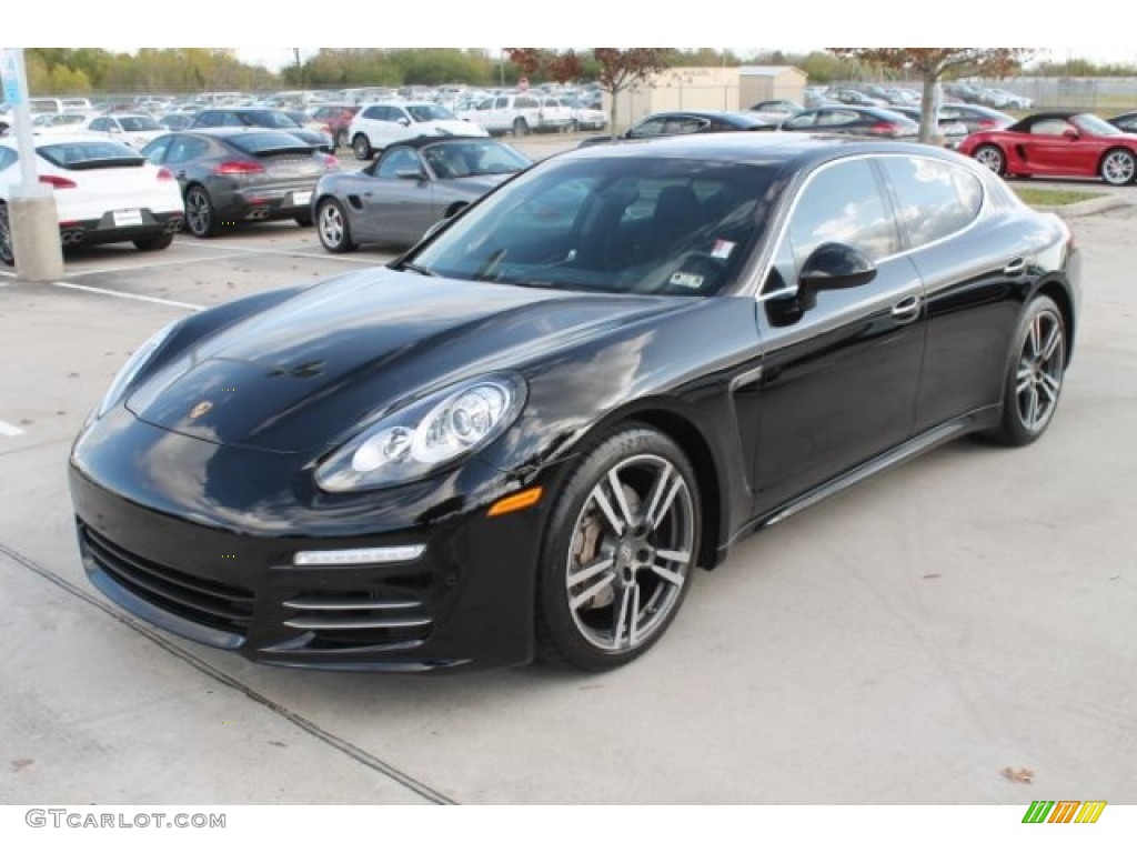 Black 2014 Porsche Panamera 4S Exterior Photo #102153462