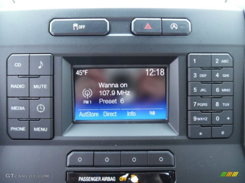 2015 Ford F150 XL SuperCab 4x4 Audio System Photo #102153476