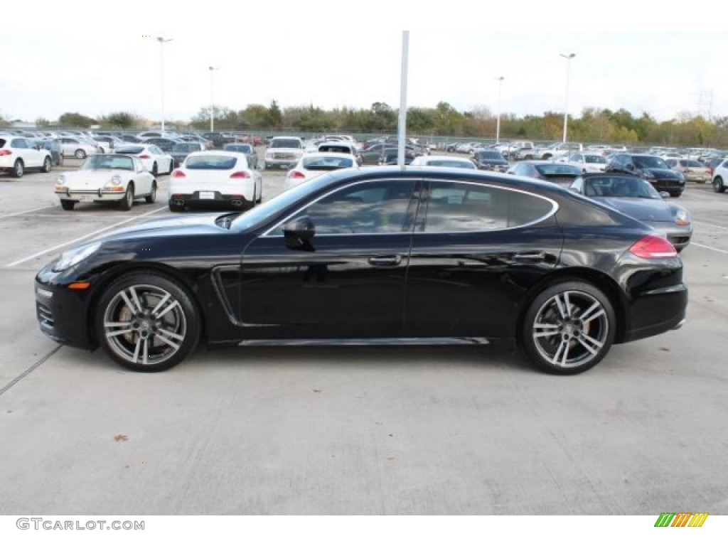 Black 2014 Porsche Panamera 4S Exterior Photo #102153479