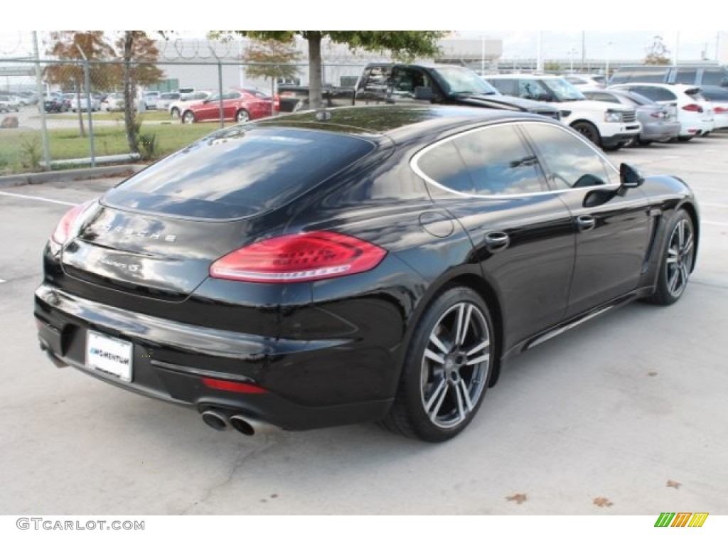 2014 Panamera 4S - Black / Black photo #9