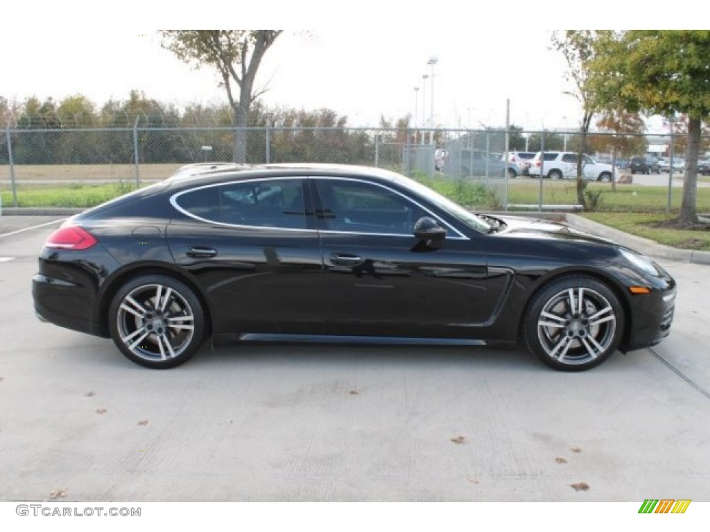 2014 Panamera 4S - Black / Black photo #10