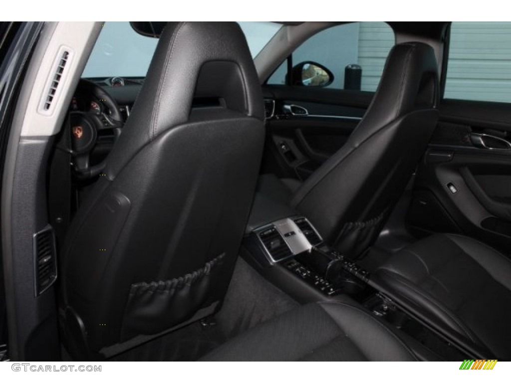 2014 Panamera 4S - Black / Black photo #40