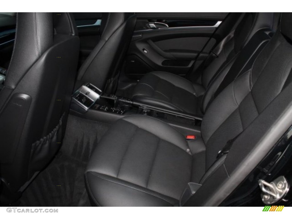 2014 Panamera 4S - Black / Black photo #41