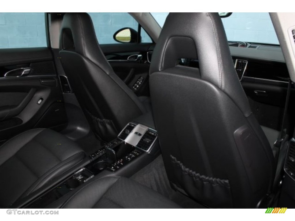 2014 Panamera 4S - Black / Black photo #46