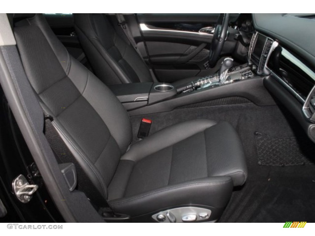 2014 Panamera 4S - Black / Black photo #48